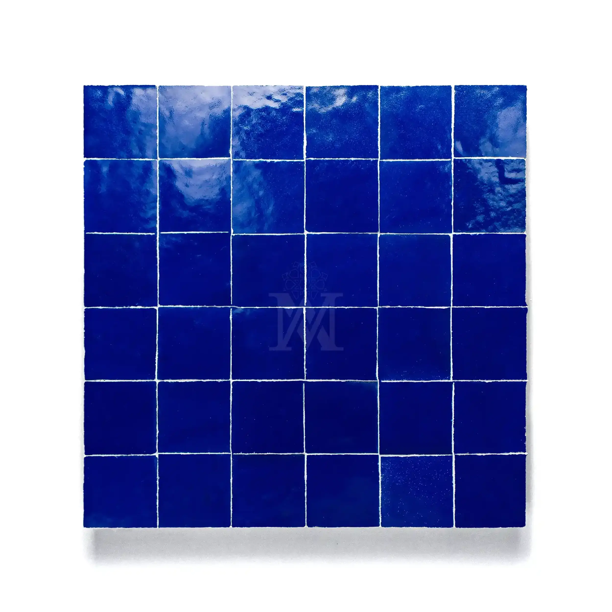 Zellige-Tile-Square-2x2-Blue-1 Zellige Tile Square 2x2 – Blue - Image 1