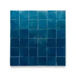 Zellige Tile Square 2x2 – Blue Cyan