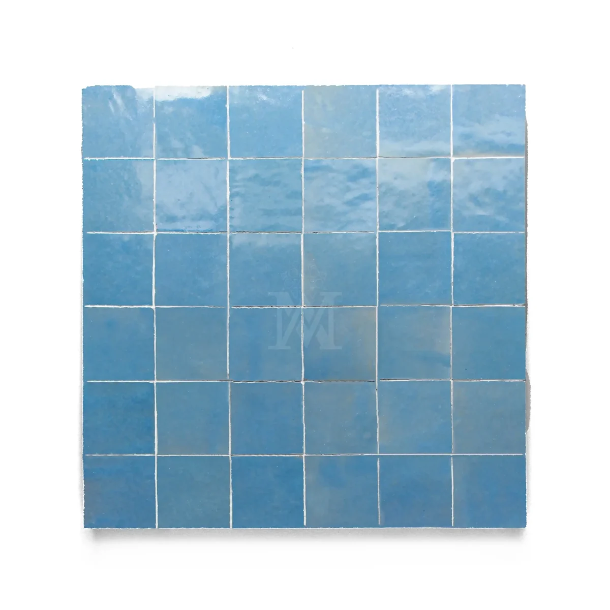 Zellige Tile Square 2x2 – BLUE GRAY - Image 1