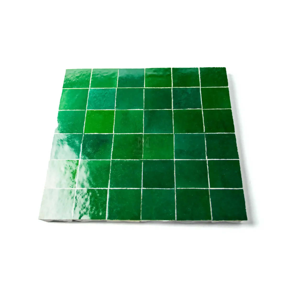 Zellige Tile Square 2x2 – Dark Green - Image 2