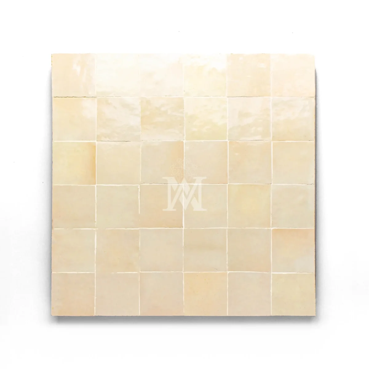 Zellige Tile Square 2x2 – Soft Stone - Image 1