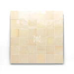 Zellige Tile Square 2x2 – Soft Stone