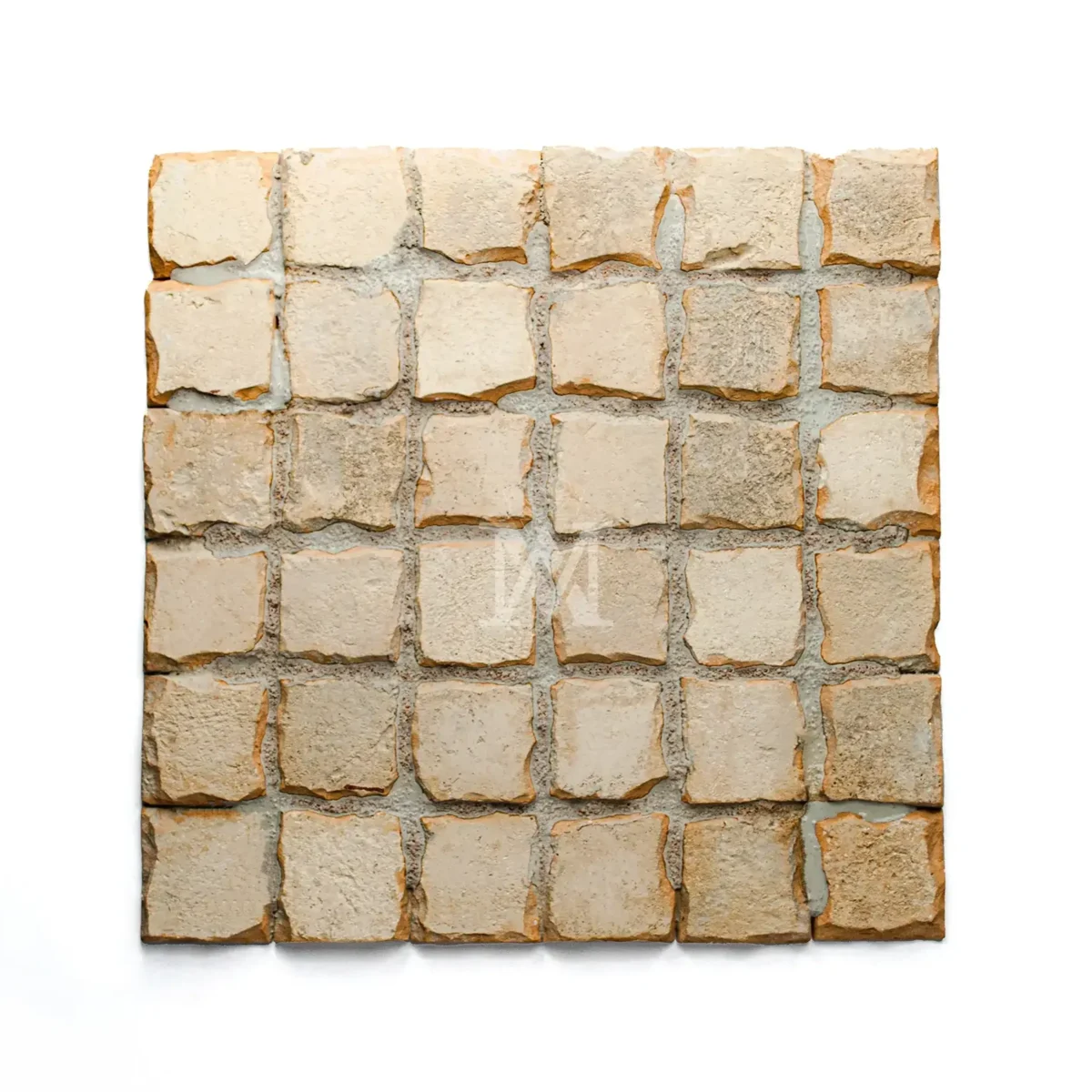 Zellige Tile Square 2x2 – Soft Stone - Image 3
