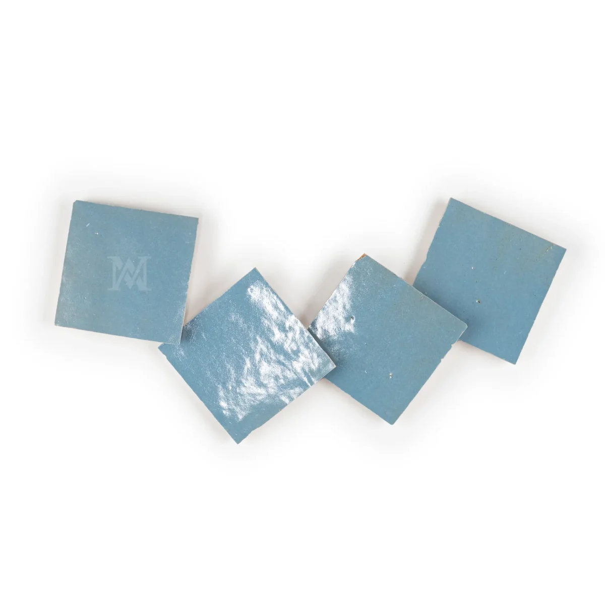 Zellige Tile Square 4x4 – Blue Gray - Image 2