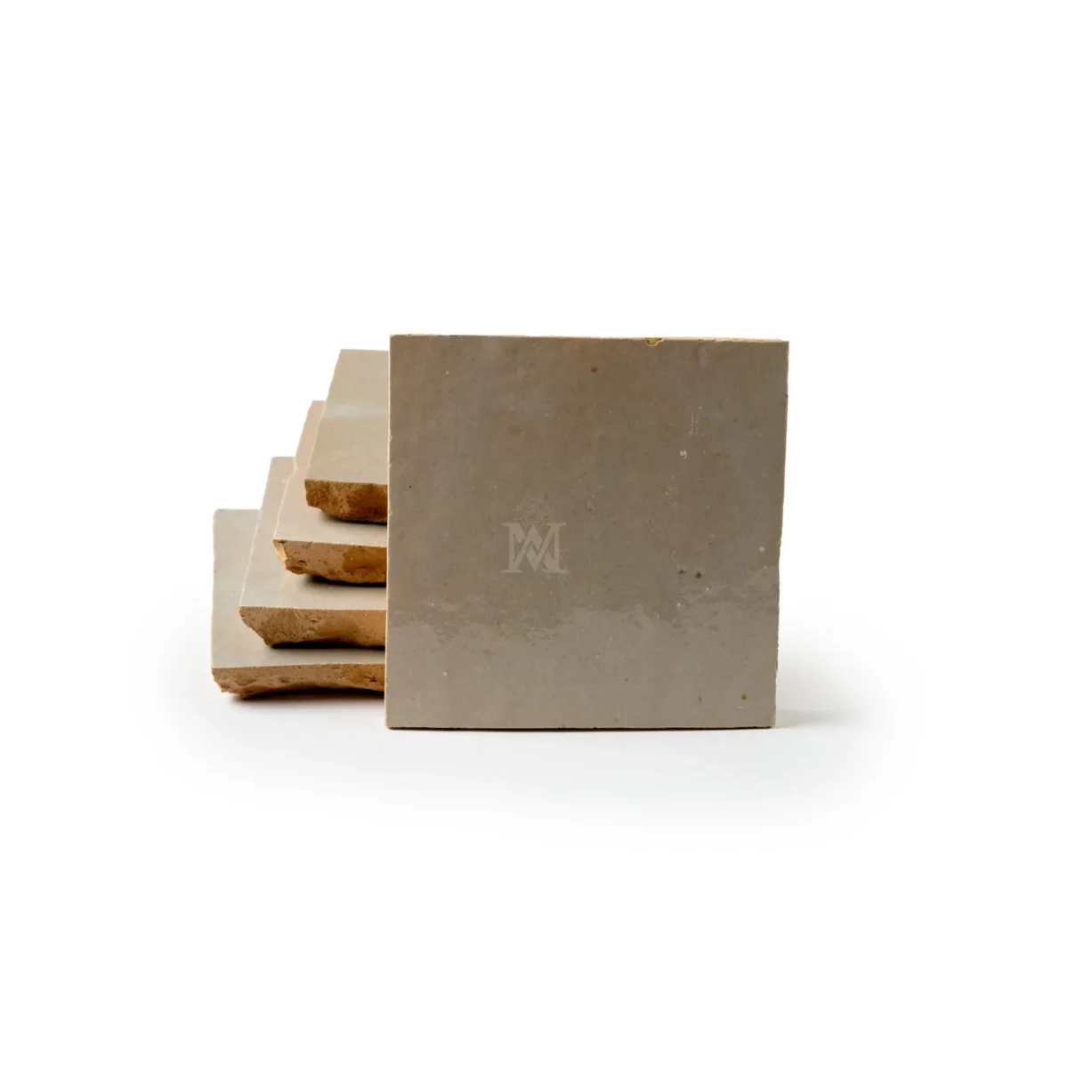 Zellige Tile Square 4x4 – Brown Sugar - Image 4