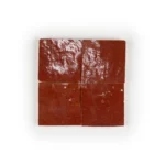 Zellige Tile Square 4x4 – Burgundy