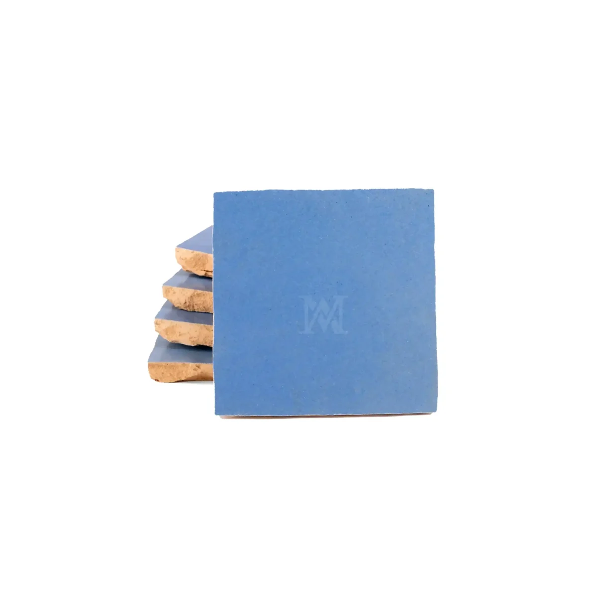 Zellige Tile Square 4x4 – Cornflower Blue - Image 1