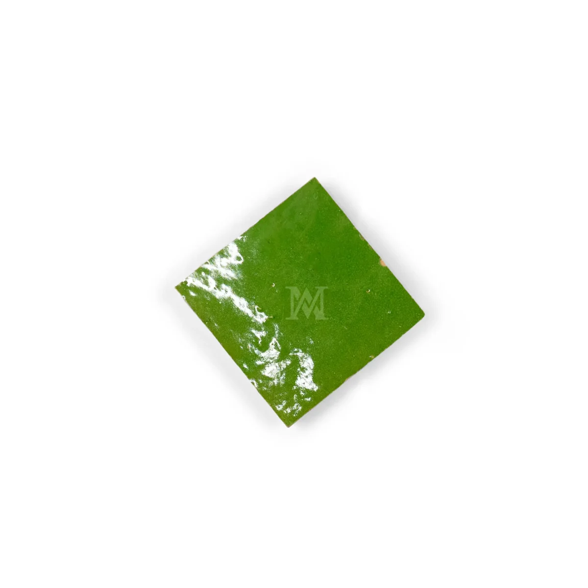 Zellige Tile Square 4x4 – Grape Leaves - Image 5