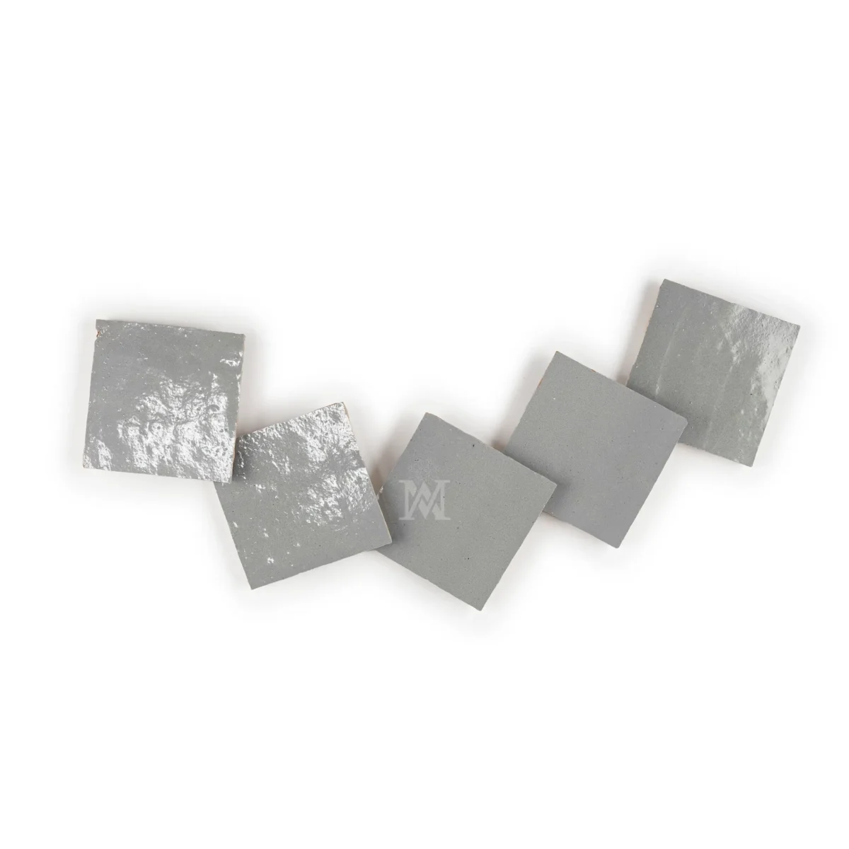 Zellige Tile Square 4x4 – Gray - Image 2