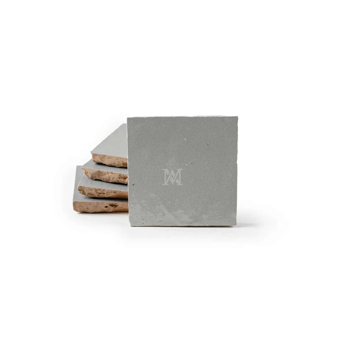 Zellige Tile Square 4x4 – Gray - Image 3