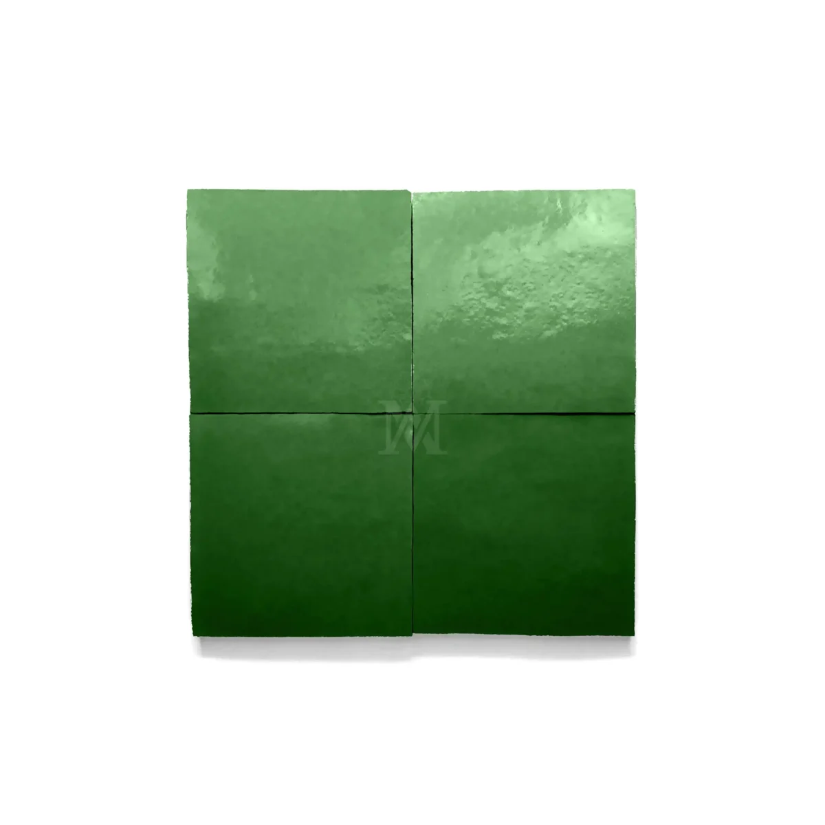 Zellige Tile Square 4x4 – Green - Image 1