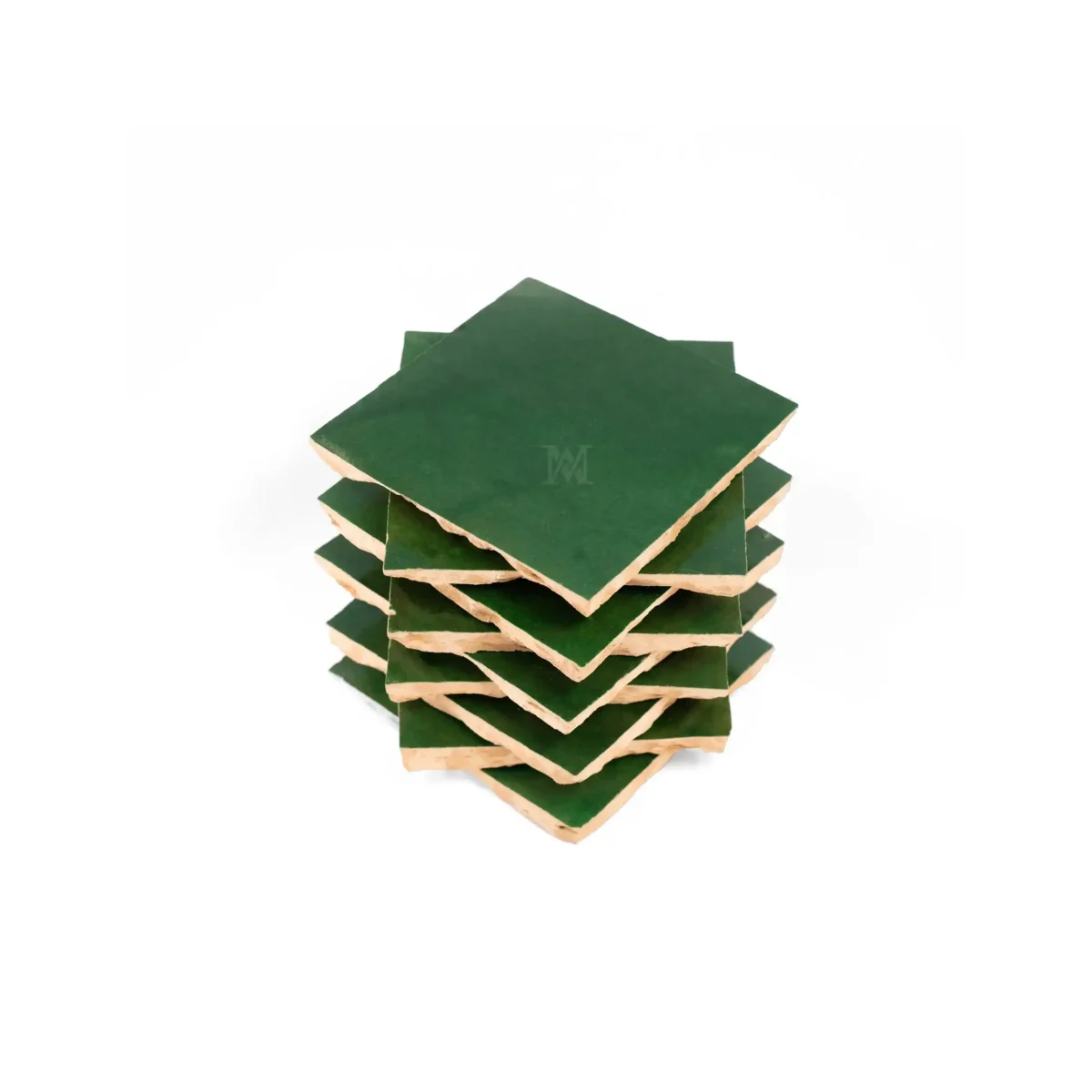 Zellige Tile Square 4x4 – Green - Image 4