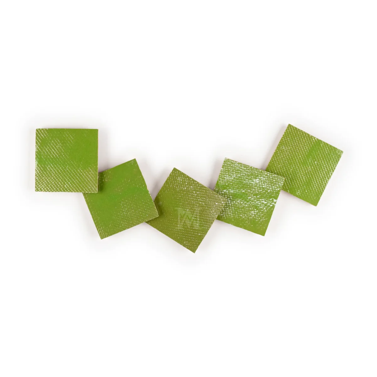 Zellige Tile Square 4x4 – Leaf Green Printed - Image 2