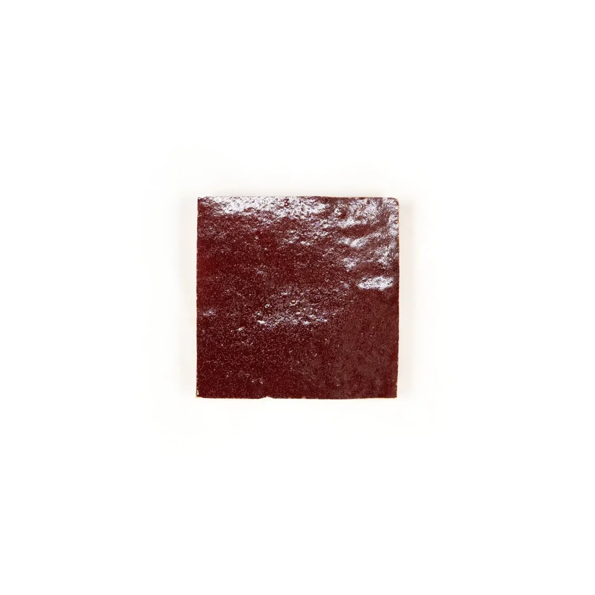 Zellige Tile Square 4x4 – Maroon - Image 4