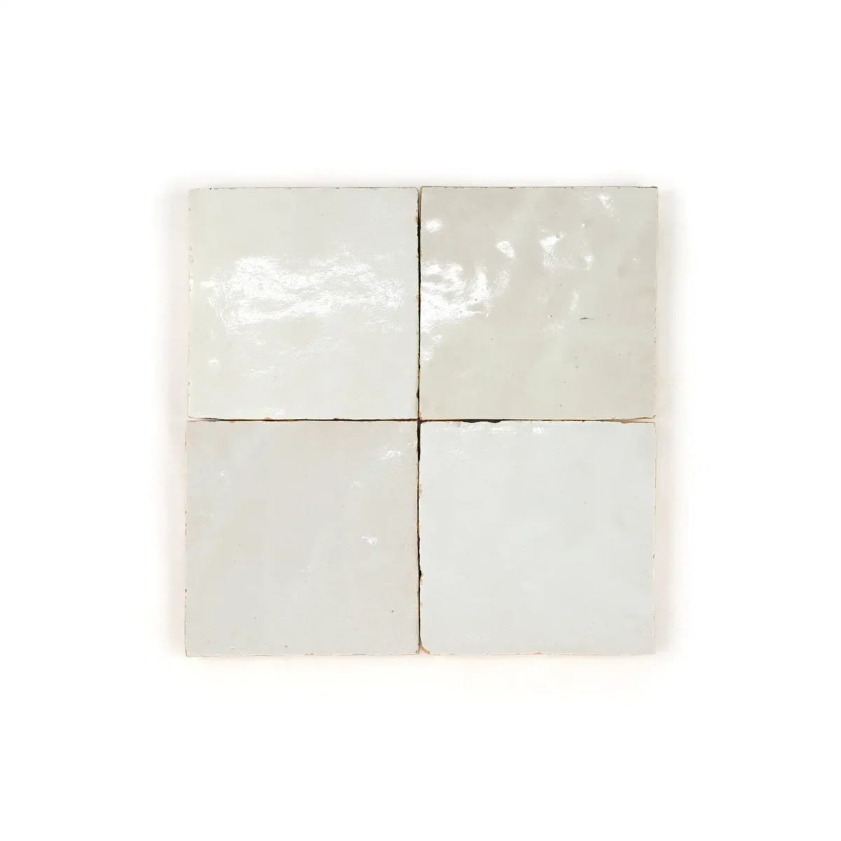 Zellige Tile Square 4x4 – Off White - Image 1