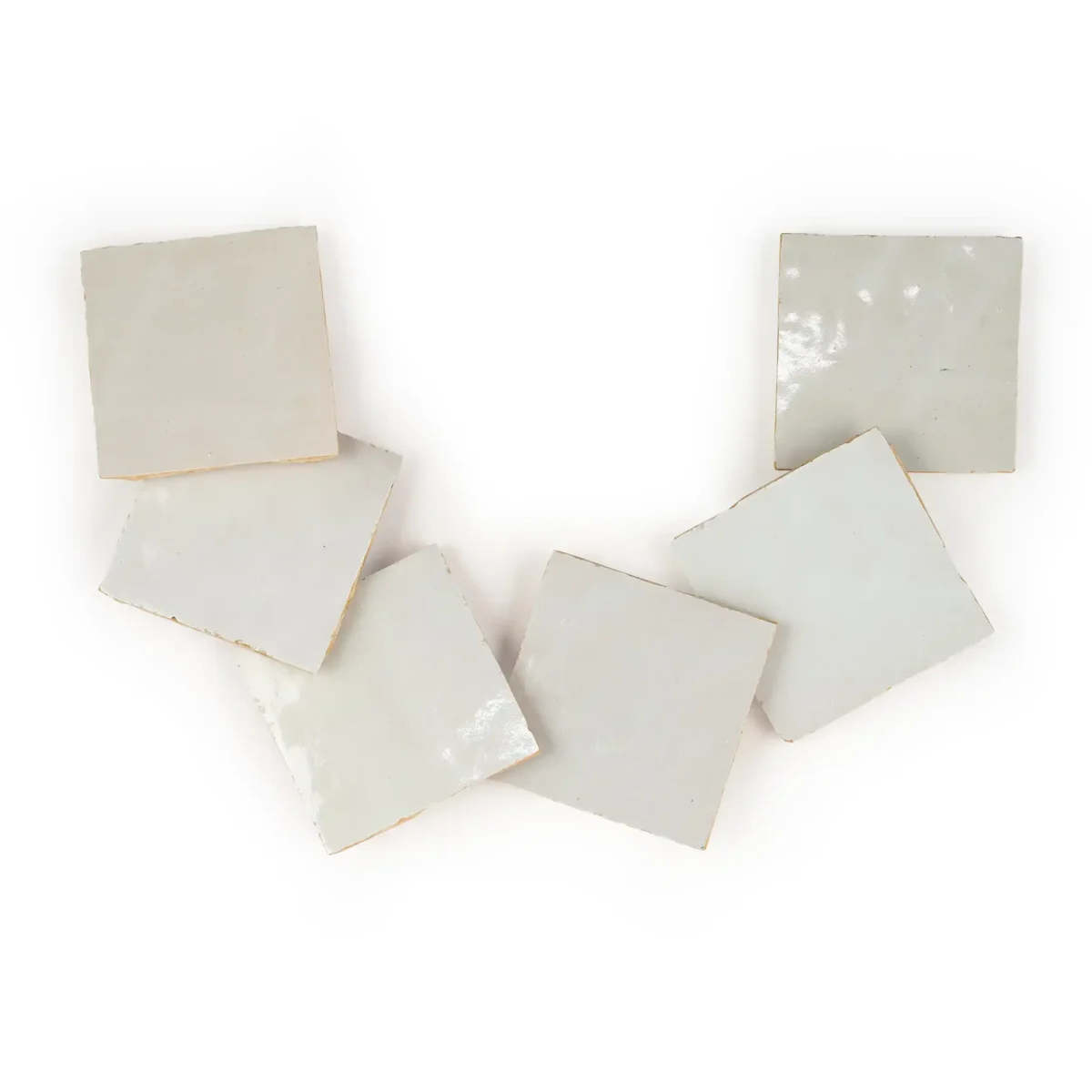 Zellige Tile Square 4x4 – Off White - Image 2