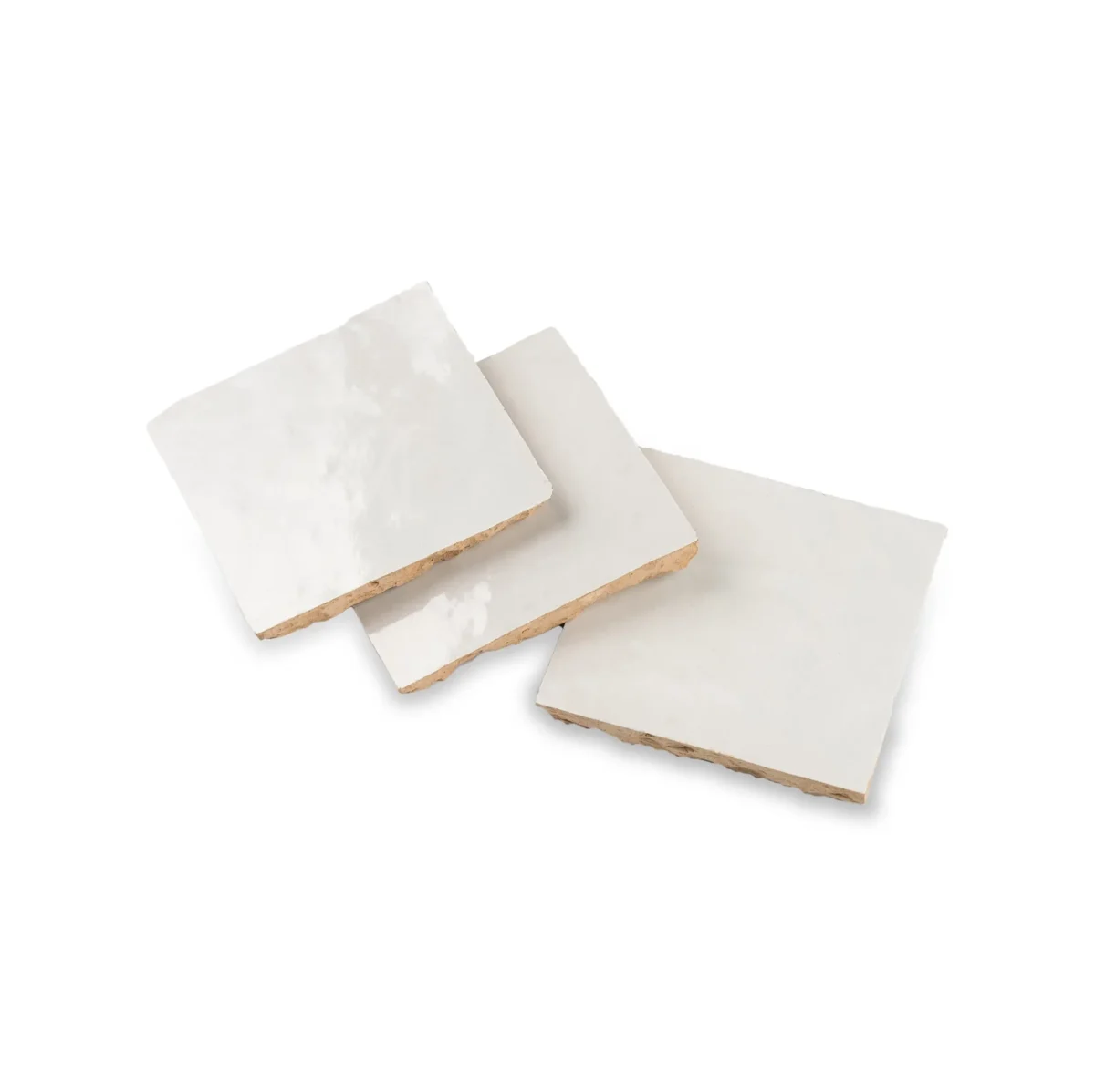 Zellige Tile Square 4x4 – Off White - Image 5