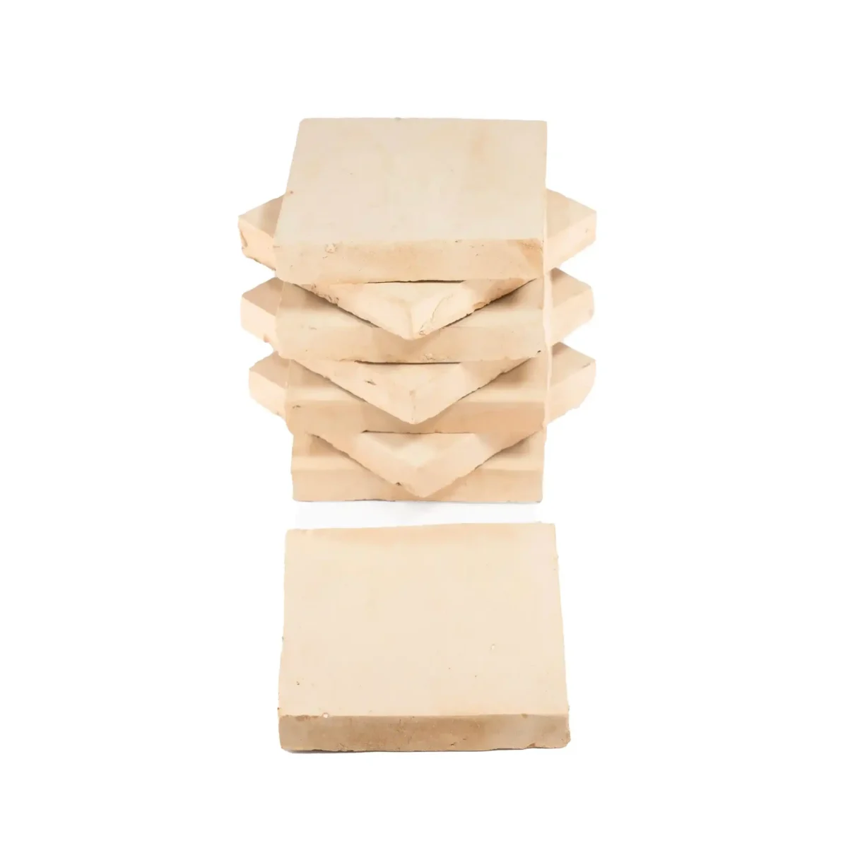 Zellige Tile Square 4x4 – Raw Light - Image 4