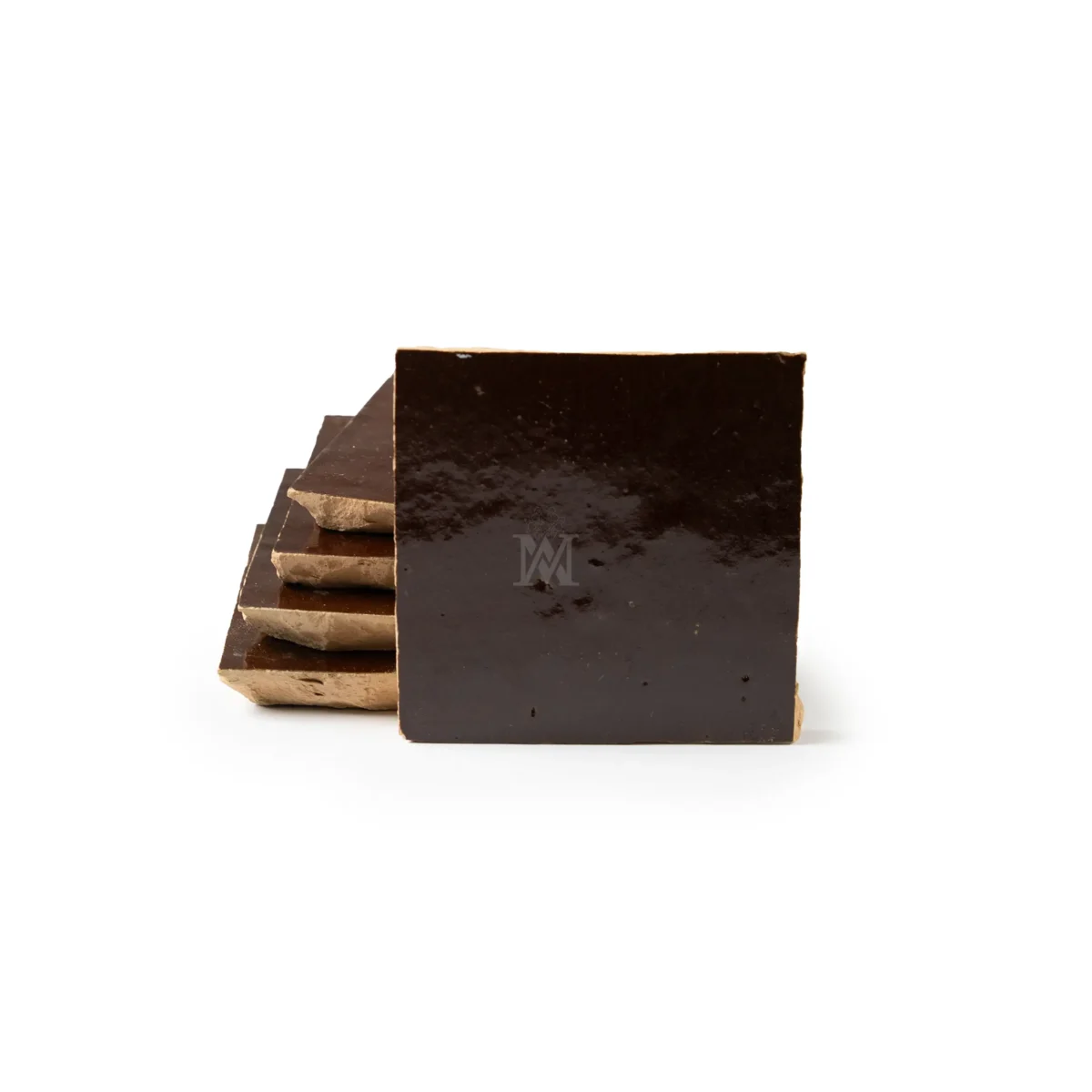 Zellige Tile Square 4x4 – Red Bean - Image 3