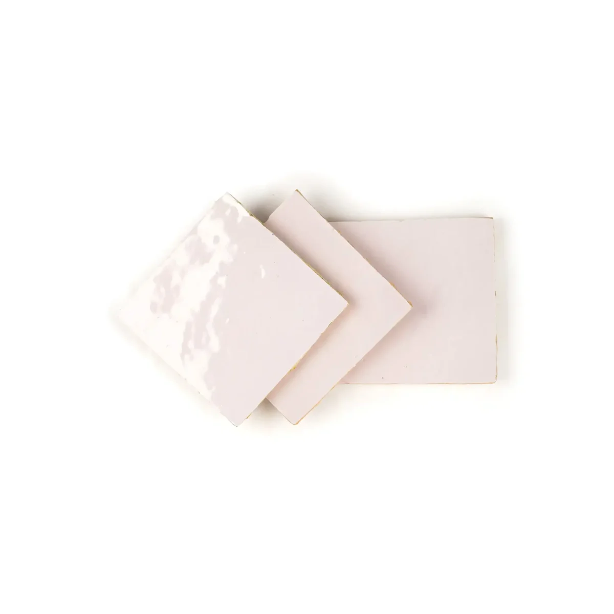 Zellige Tile Square 4x4 – Soft Peach - Image 3
