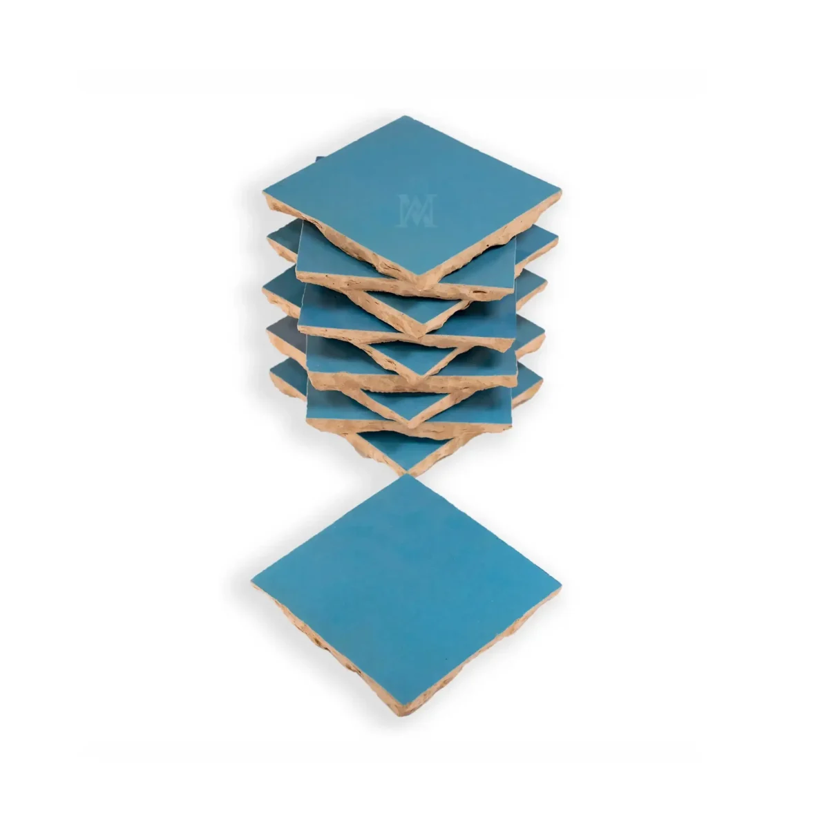 Zellige Tile Square 4x4 – Turquoise Blue - Image 5