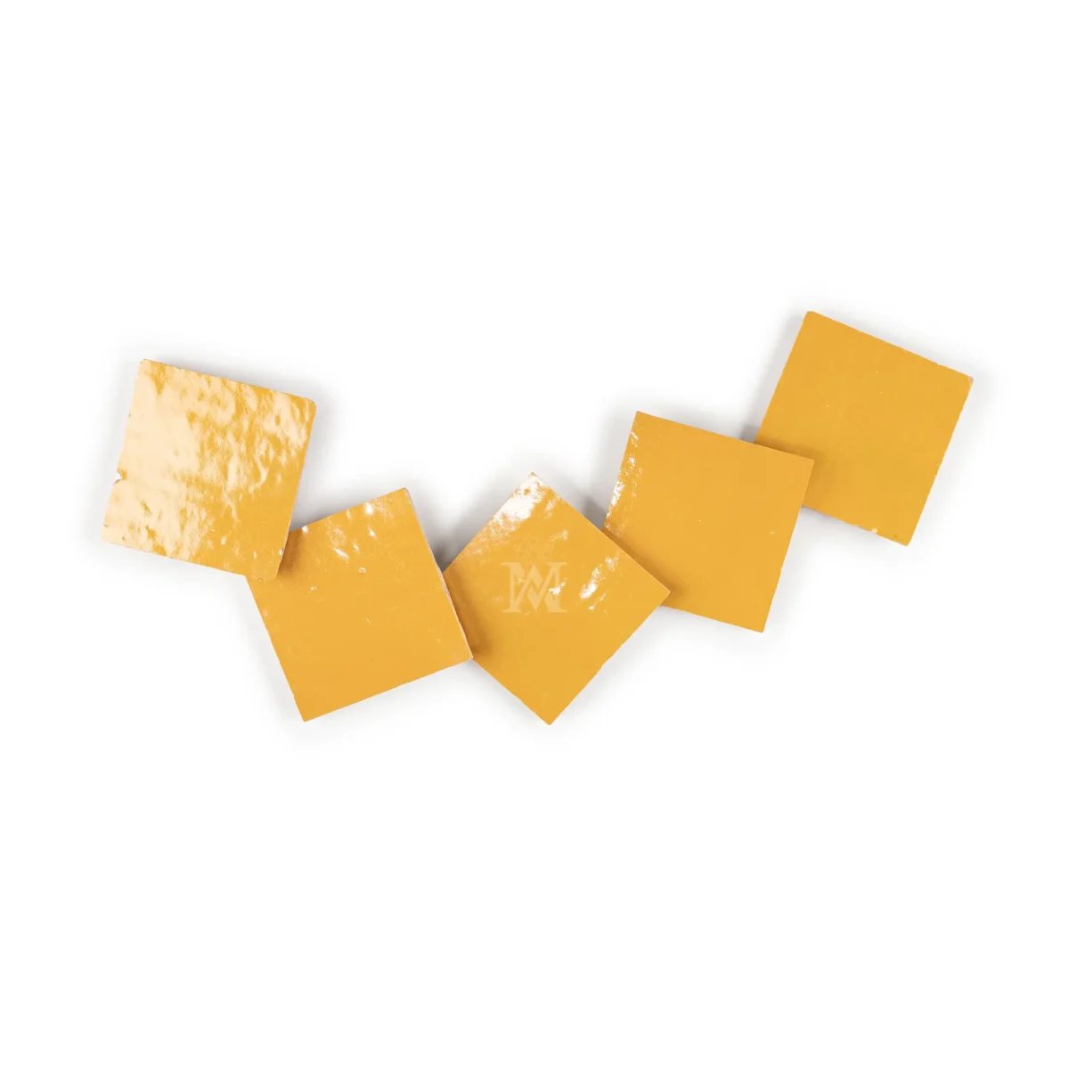 Zellige Tile Square 4x4 – Yellow - Image 2