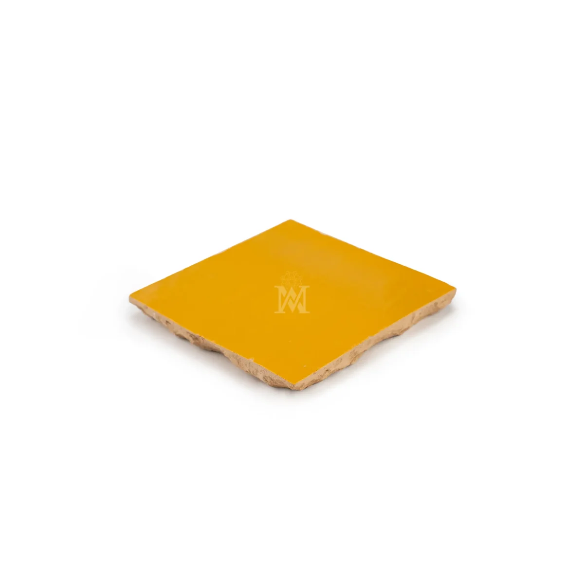 Zellige Tile Square 4x4 – Yellow - Image 4