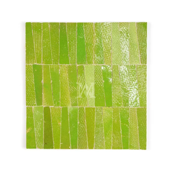 Zellige Tile Talya – Light green 2