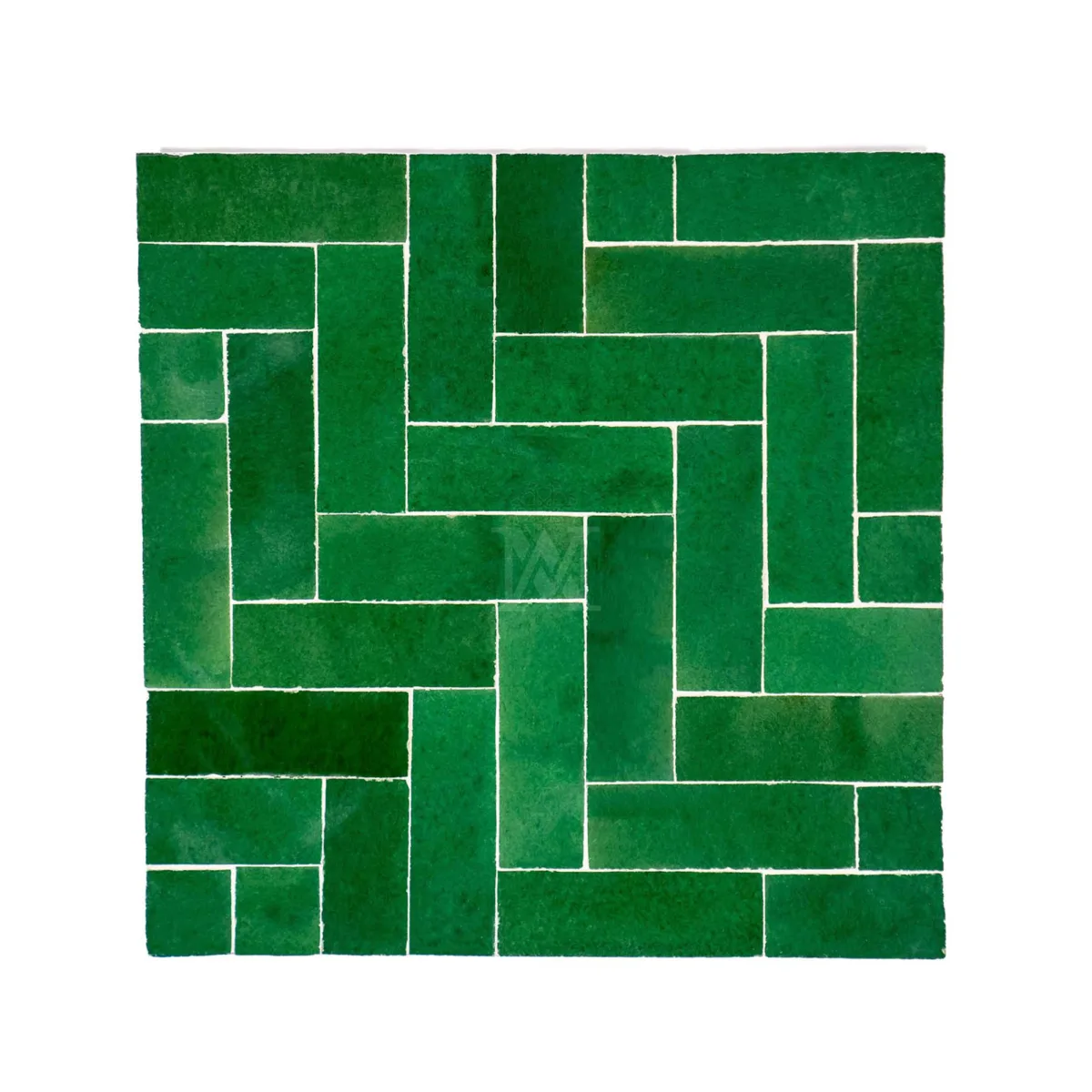 Zellige Tile Talya – green - Image 1