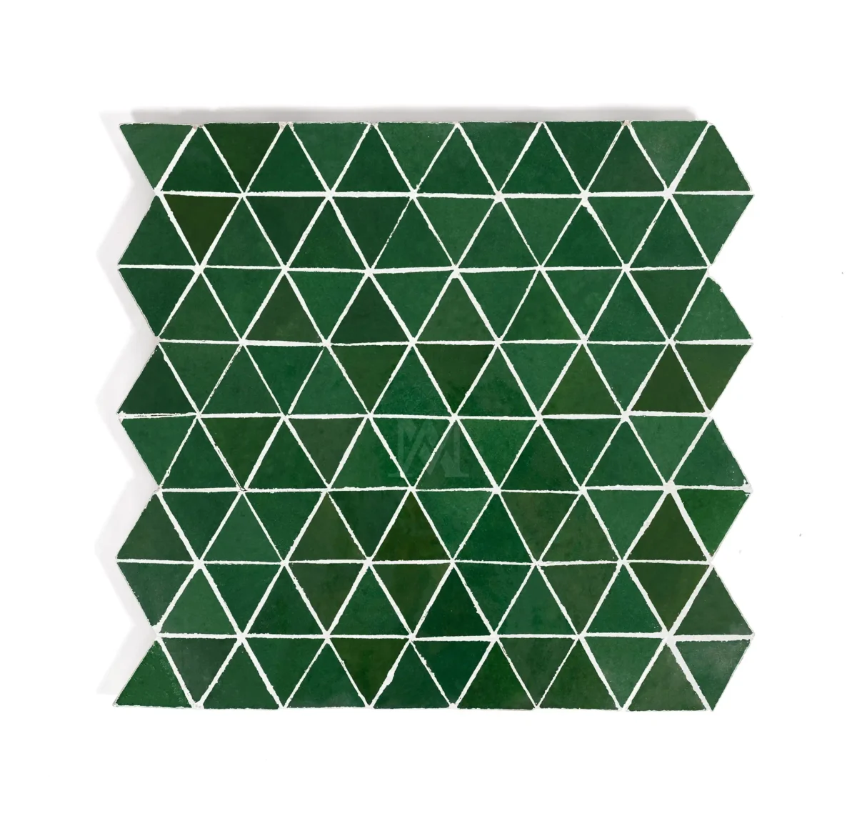 Zellige Tile Triangle – Green - Image 1