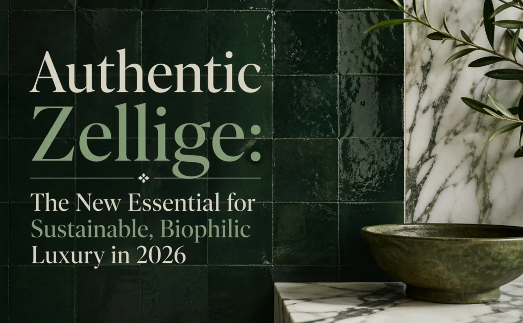 Authentic Zellige The New Essential for Sustainable Biophilic Luxury in 2026